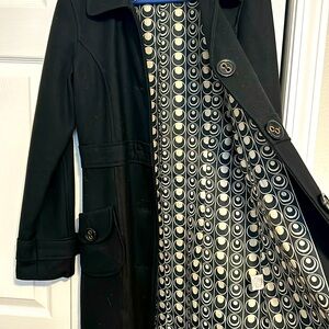 Women’s Black peacoat